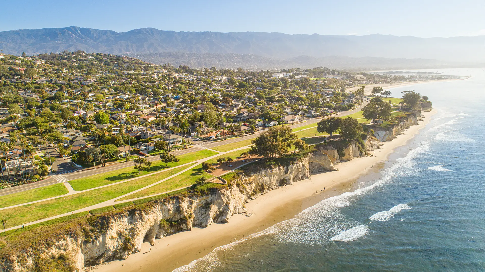 Aerial view of Southern California coastline representing local wealth management and financial planning services with Solas Wealth Strategies.